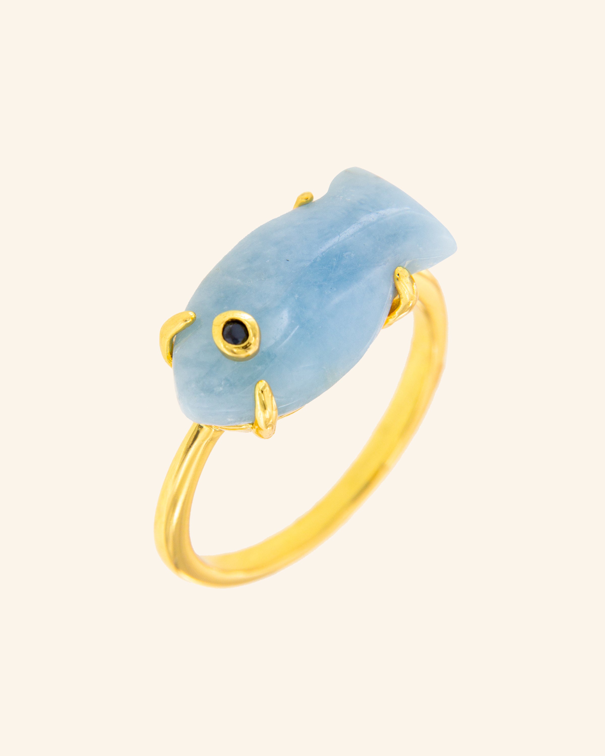 Anillo Marea Aguamarina