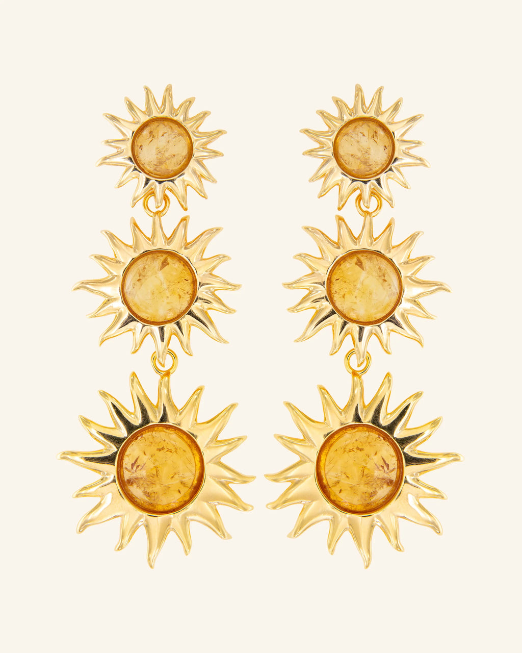 Colgantes Sol Fascinante Final Citrino