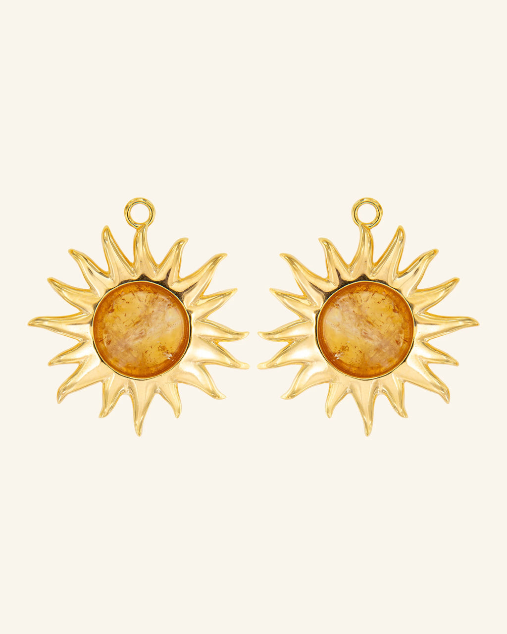 Colgantes Sol Fascinante Final Citrino