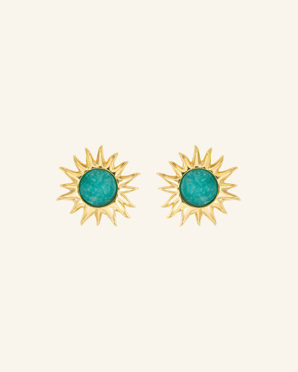 Pendientes Sol Fascinante Amazonita