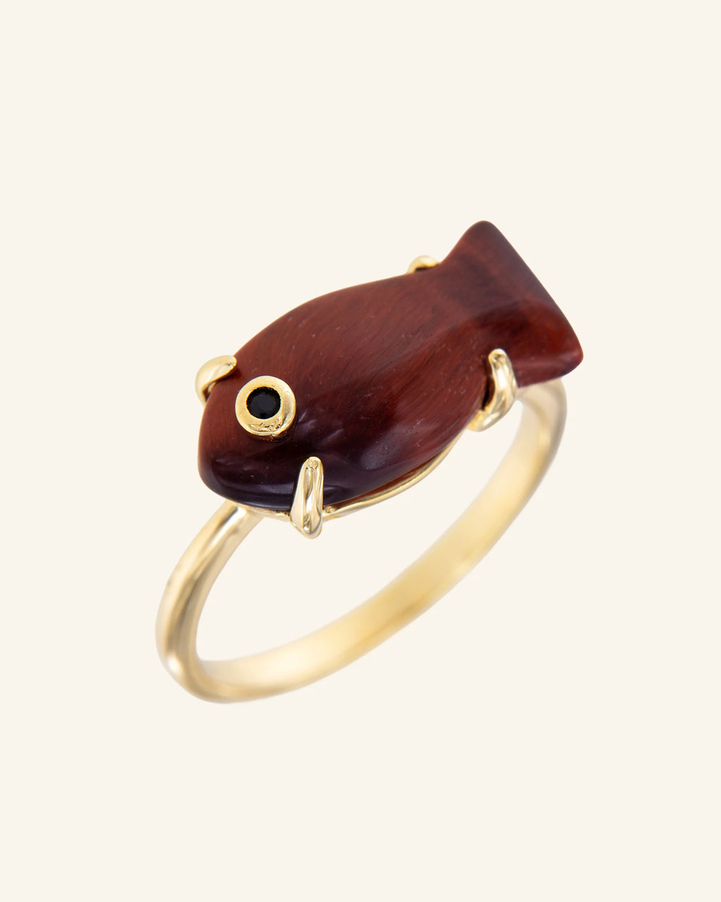 Anillo Marea Red Tiger Eye