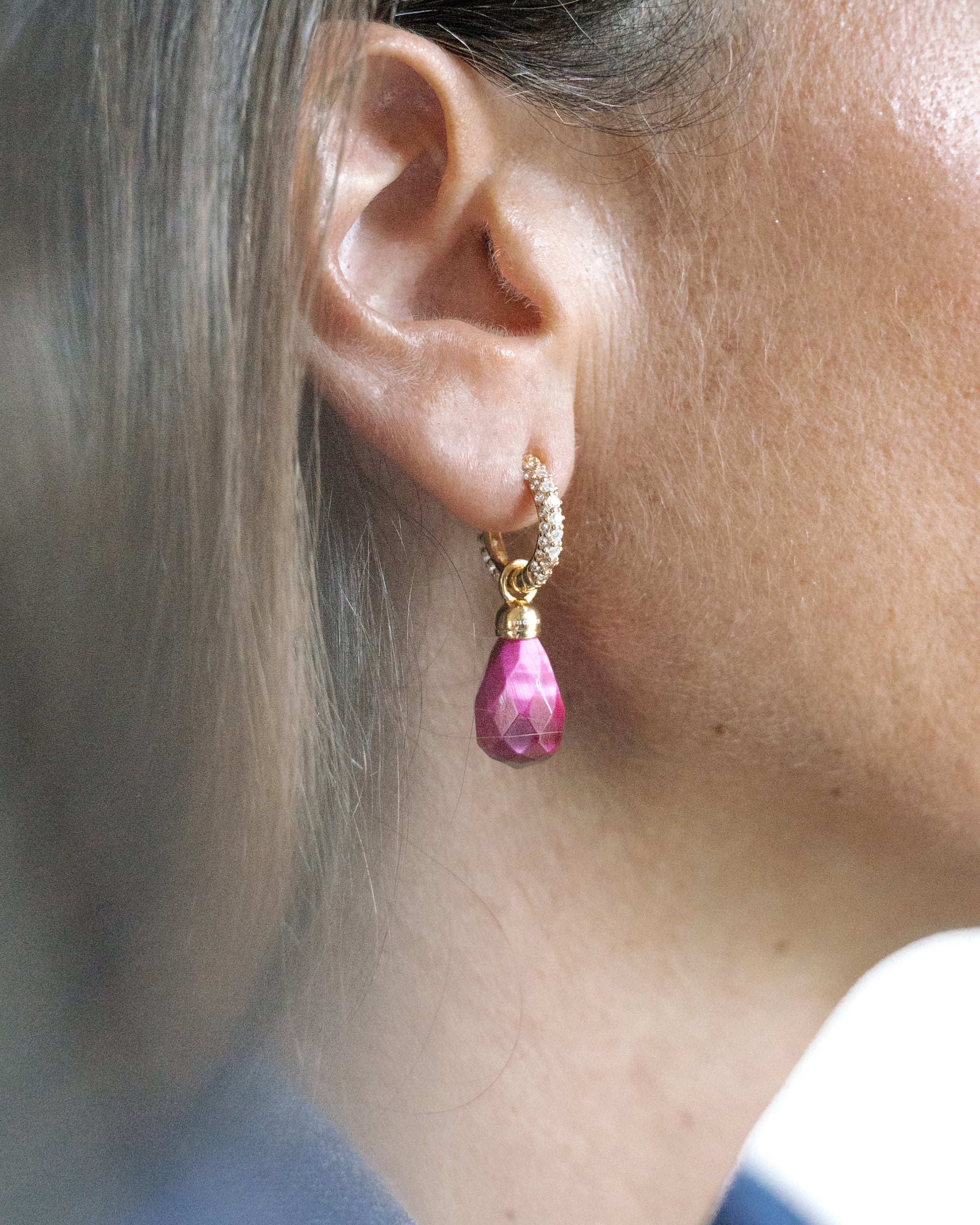 Lágrimas Derkuss ojo de tigre frambuesa