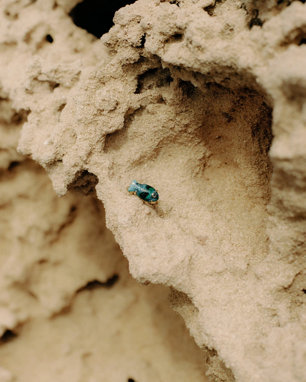Anillo Marea Crisocola Azul