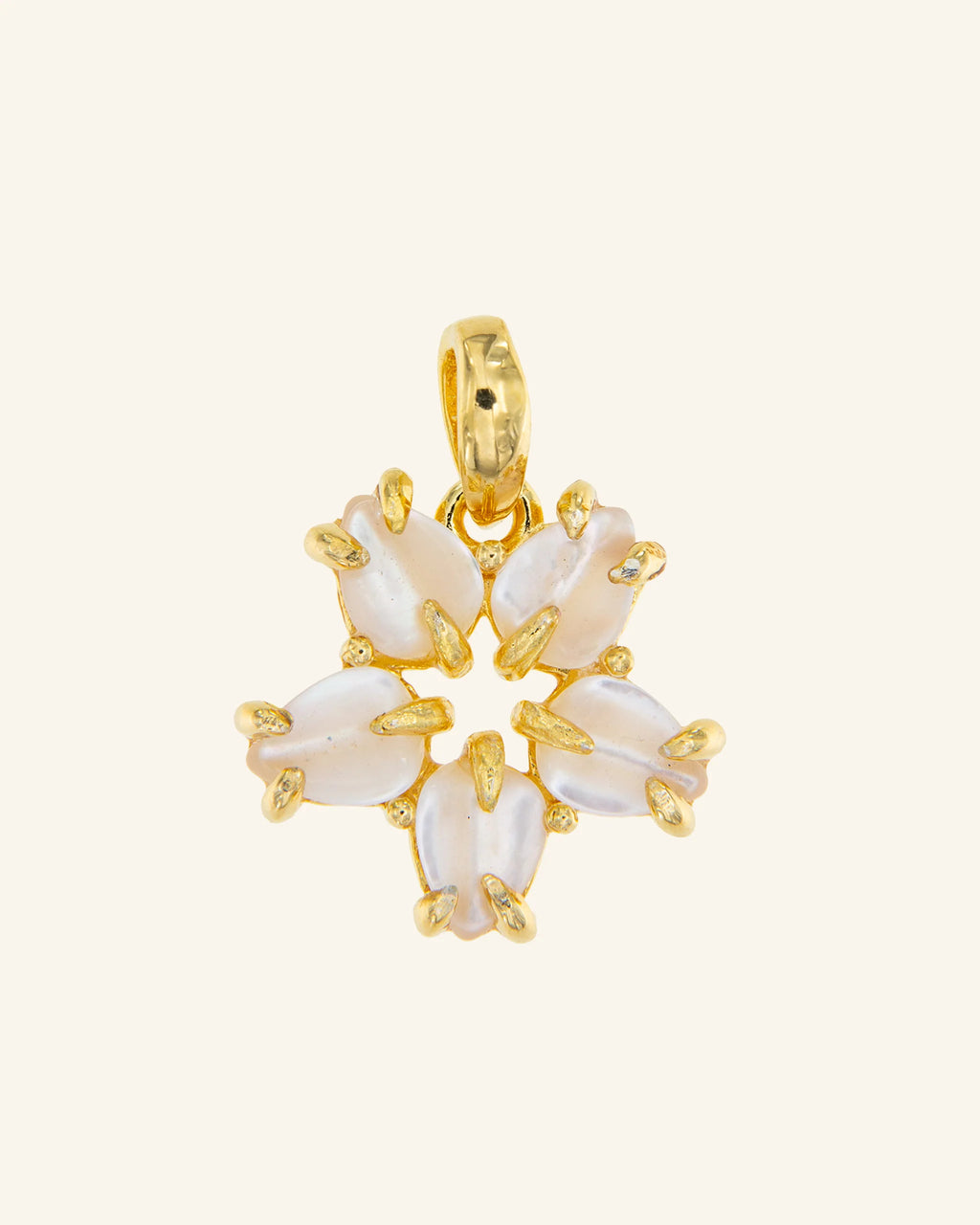 Colgante Jazmín con madreperla blanca