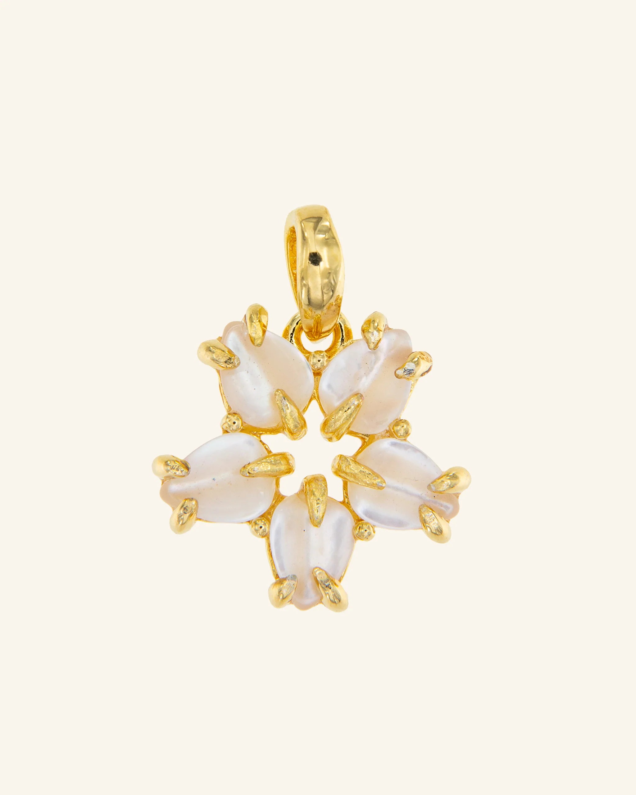 Colgante Jazmín con madreperla blanca