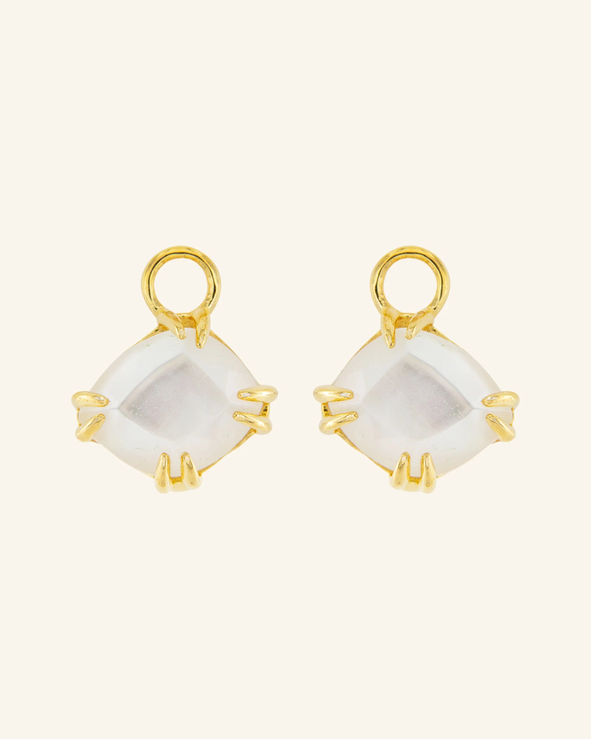 Colgantes Candy Tail con madreperla blanca