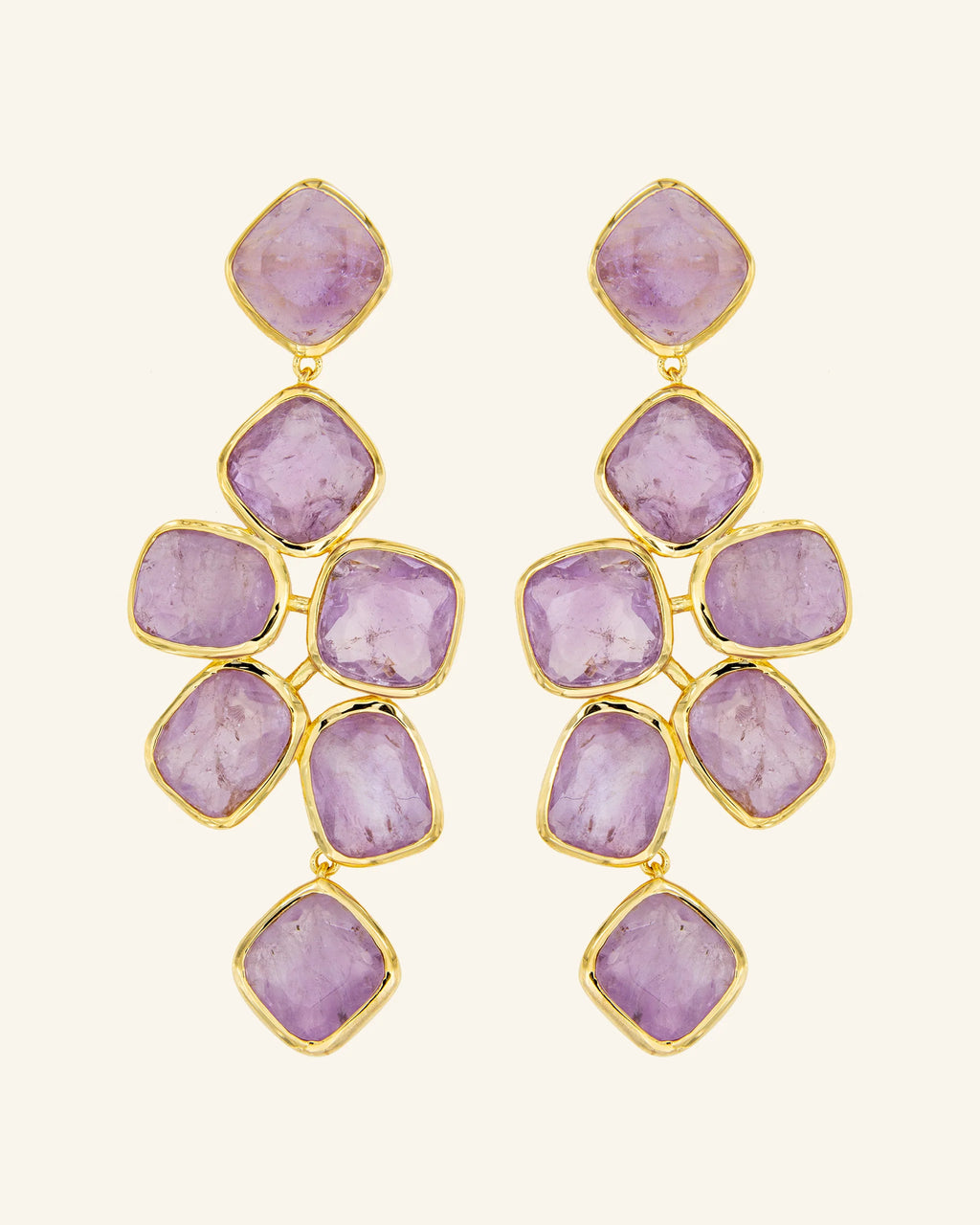 Pendientes Hydra Amatista