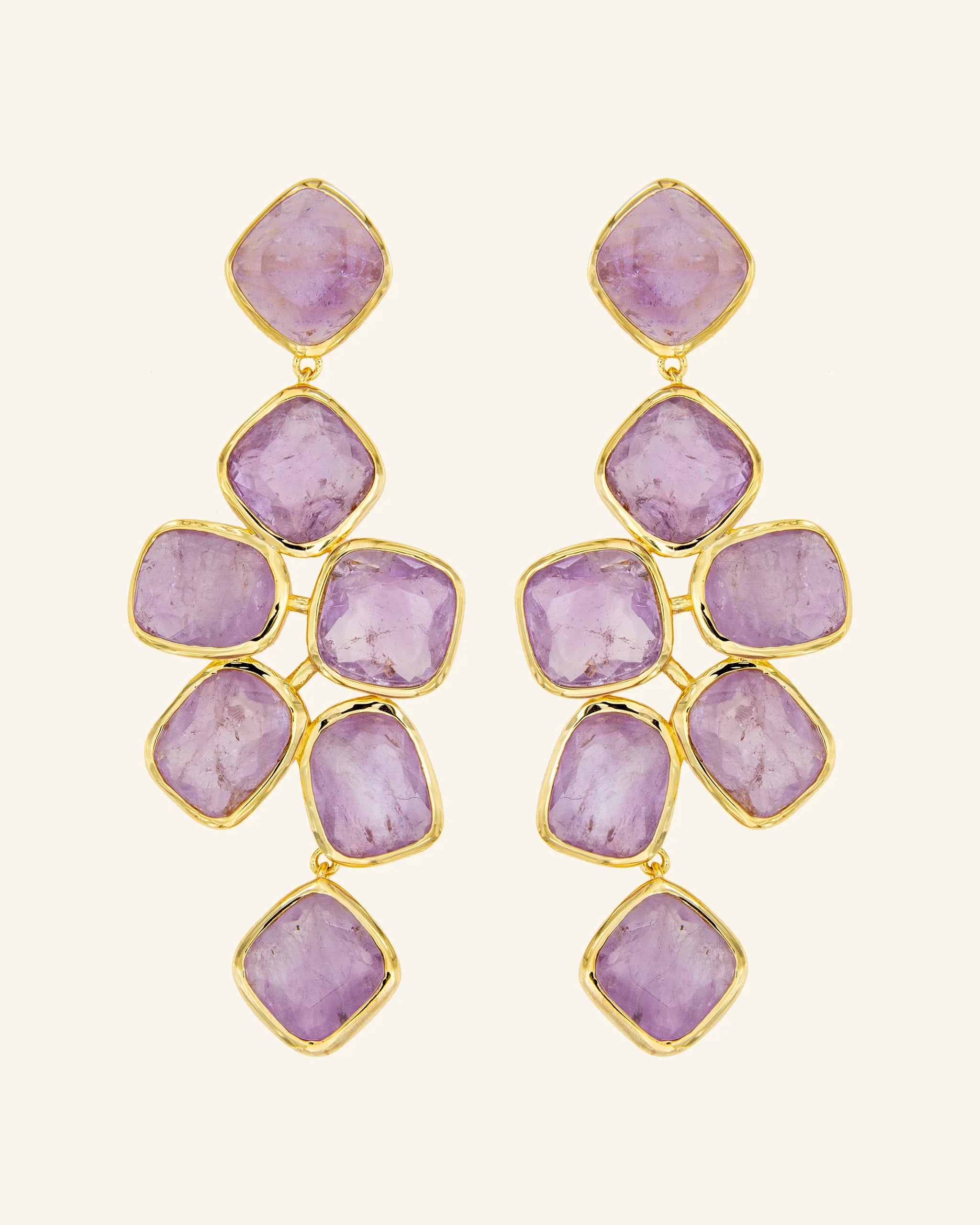 Pendientes Hydra Amatista