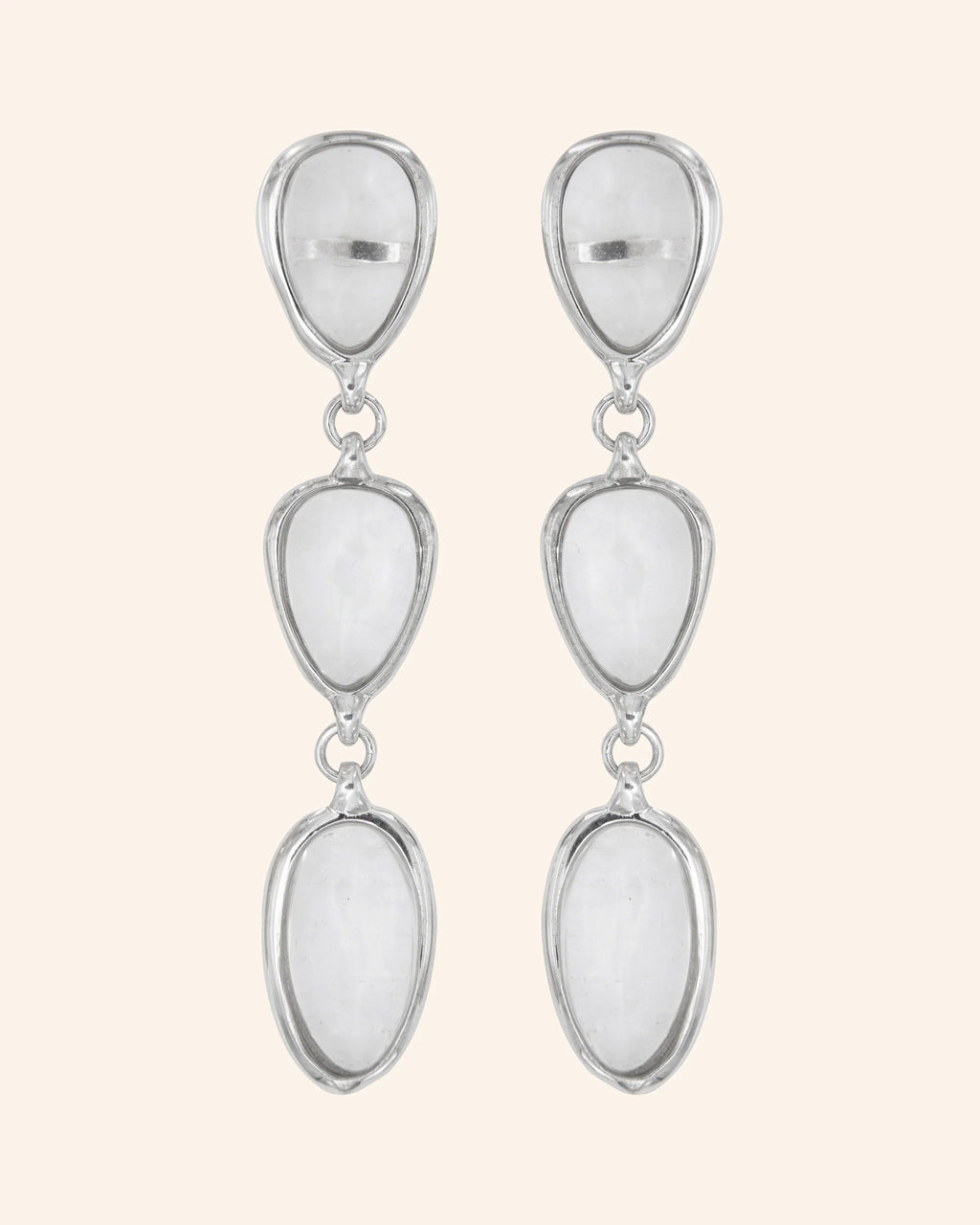 Pendientes Vivir con Cuarzo Incoloro