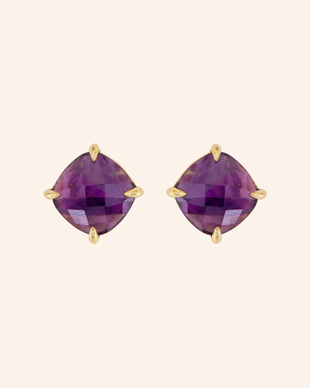 Pendientes Big Candy Amatista