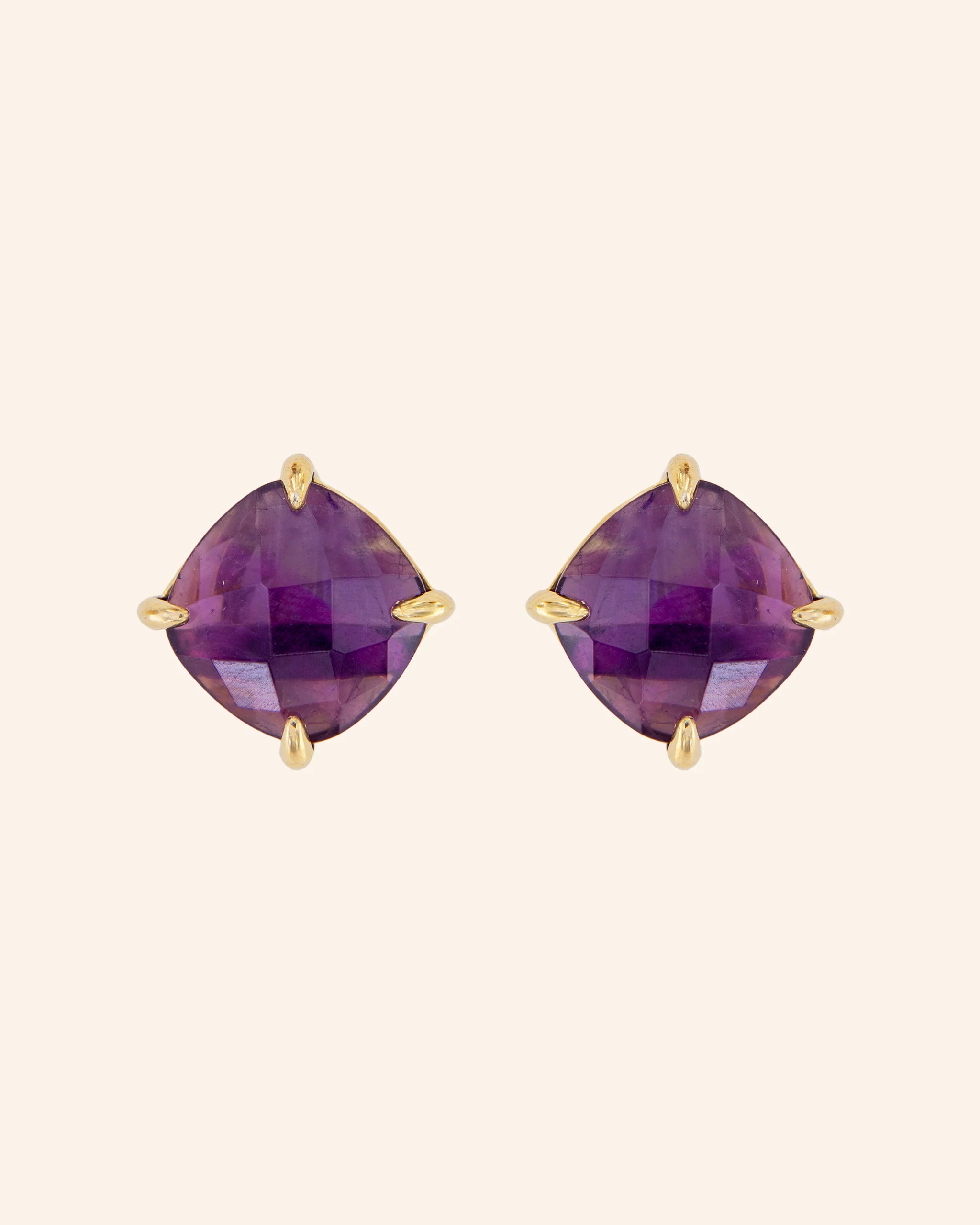 Pendientes Big Candy Amatista