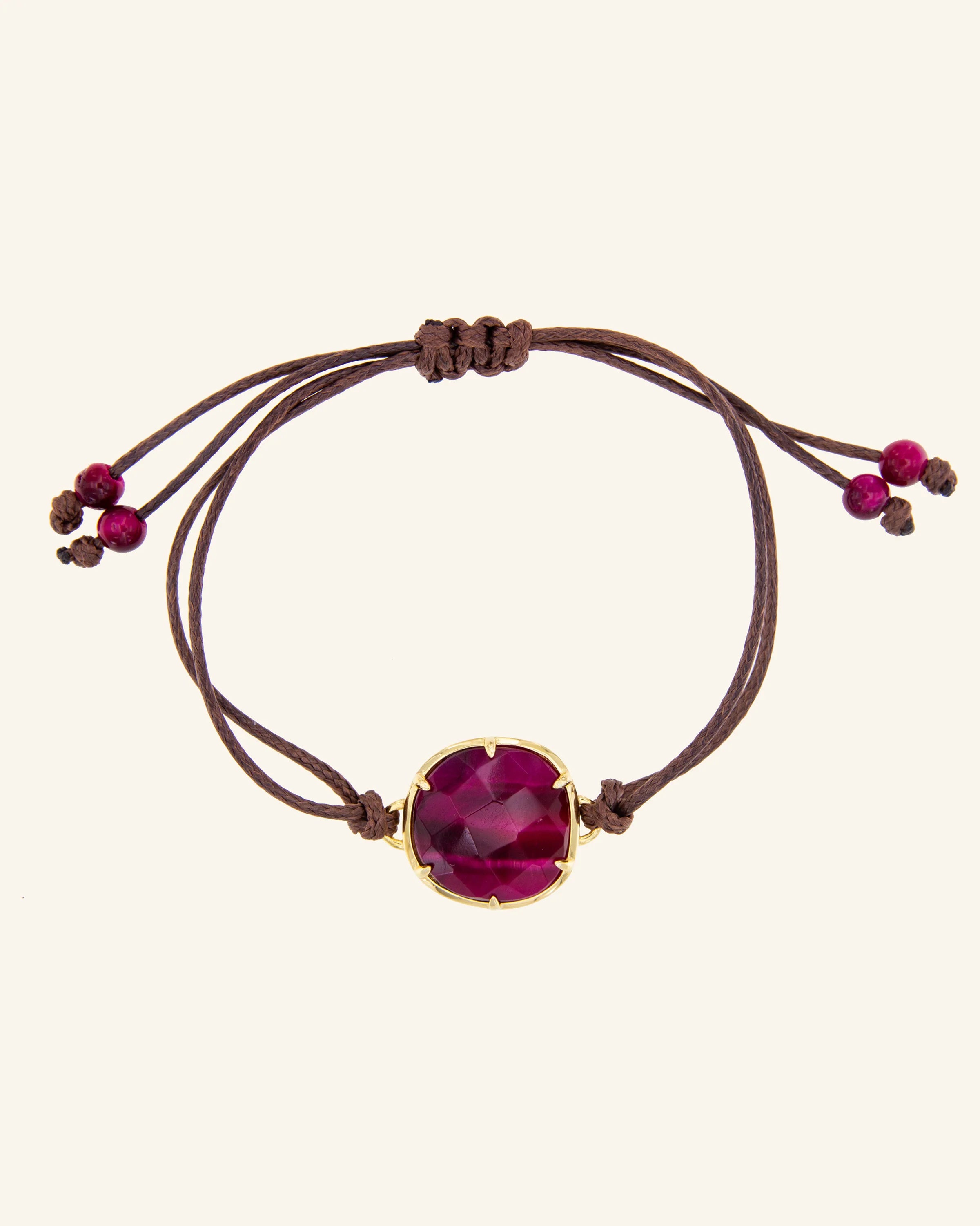Pulsera Bizancio Frambuesa