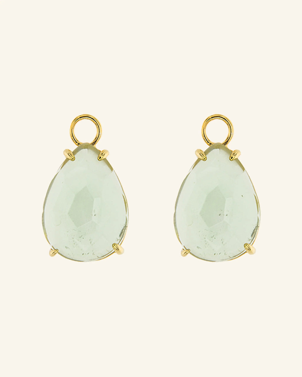 Lágrimas Kraz con amatista verde