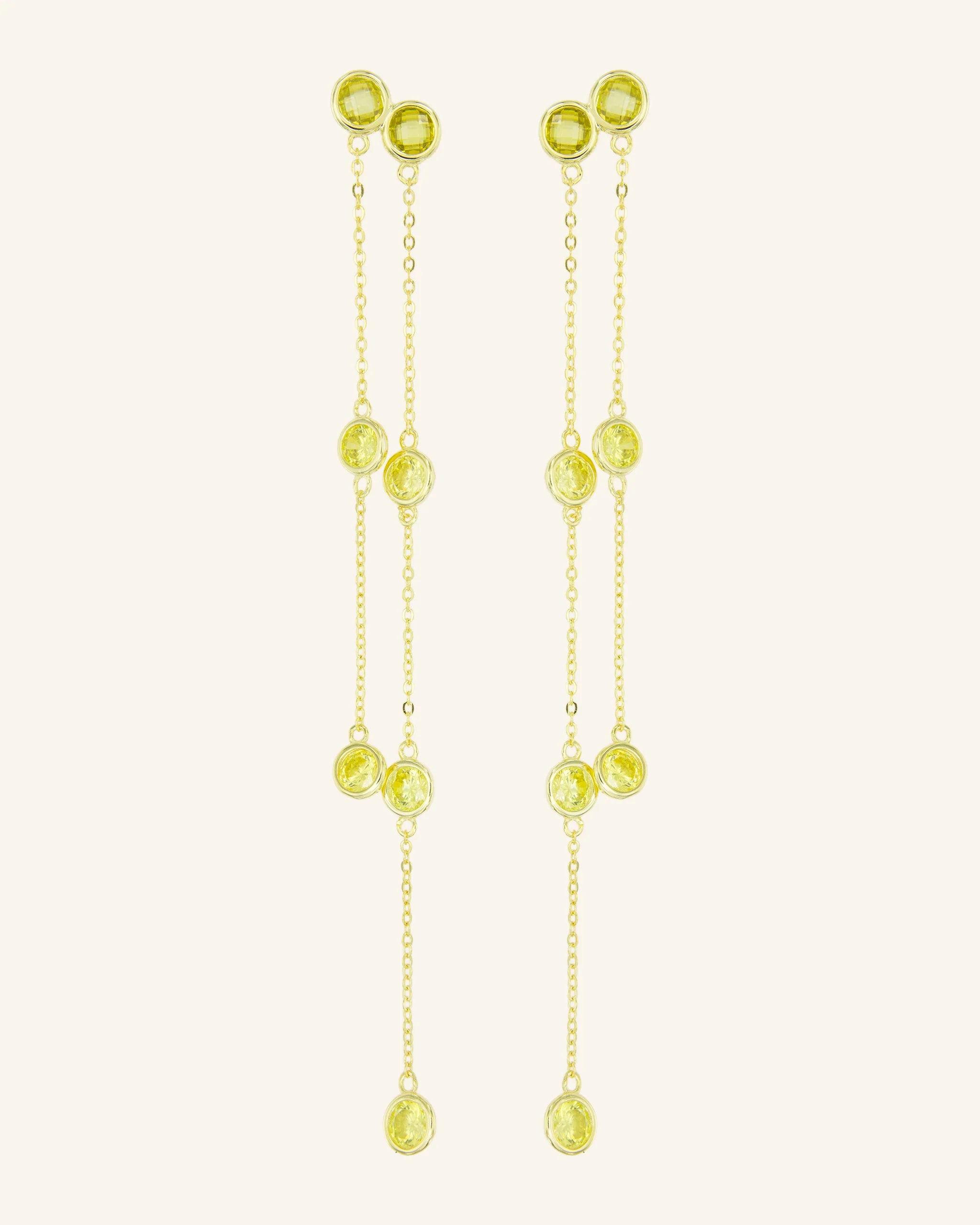 Pendientes Sirius Large Amarillo