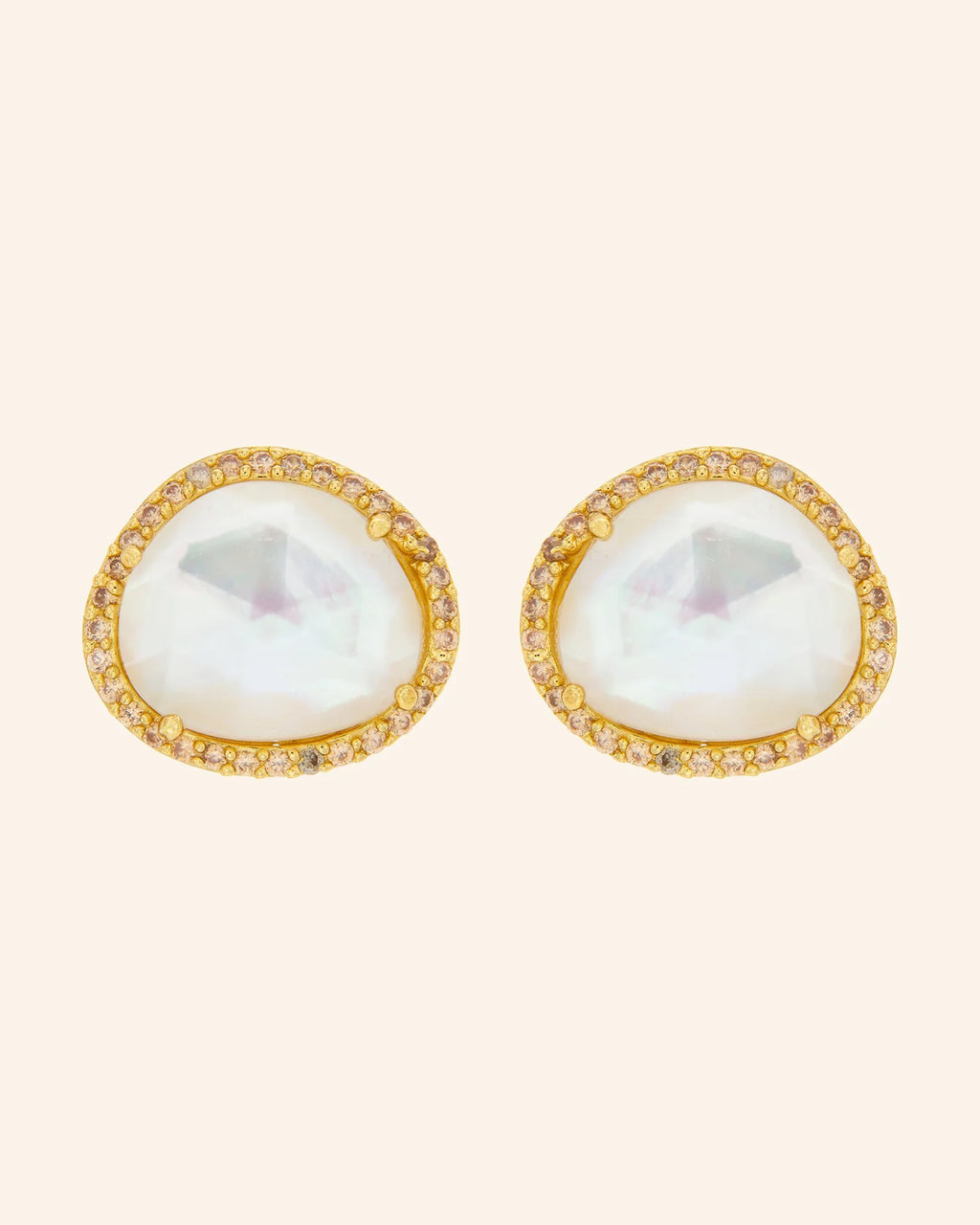Pendientes Aleluya con Madreperla blanca