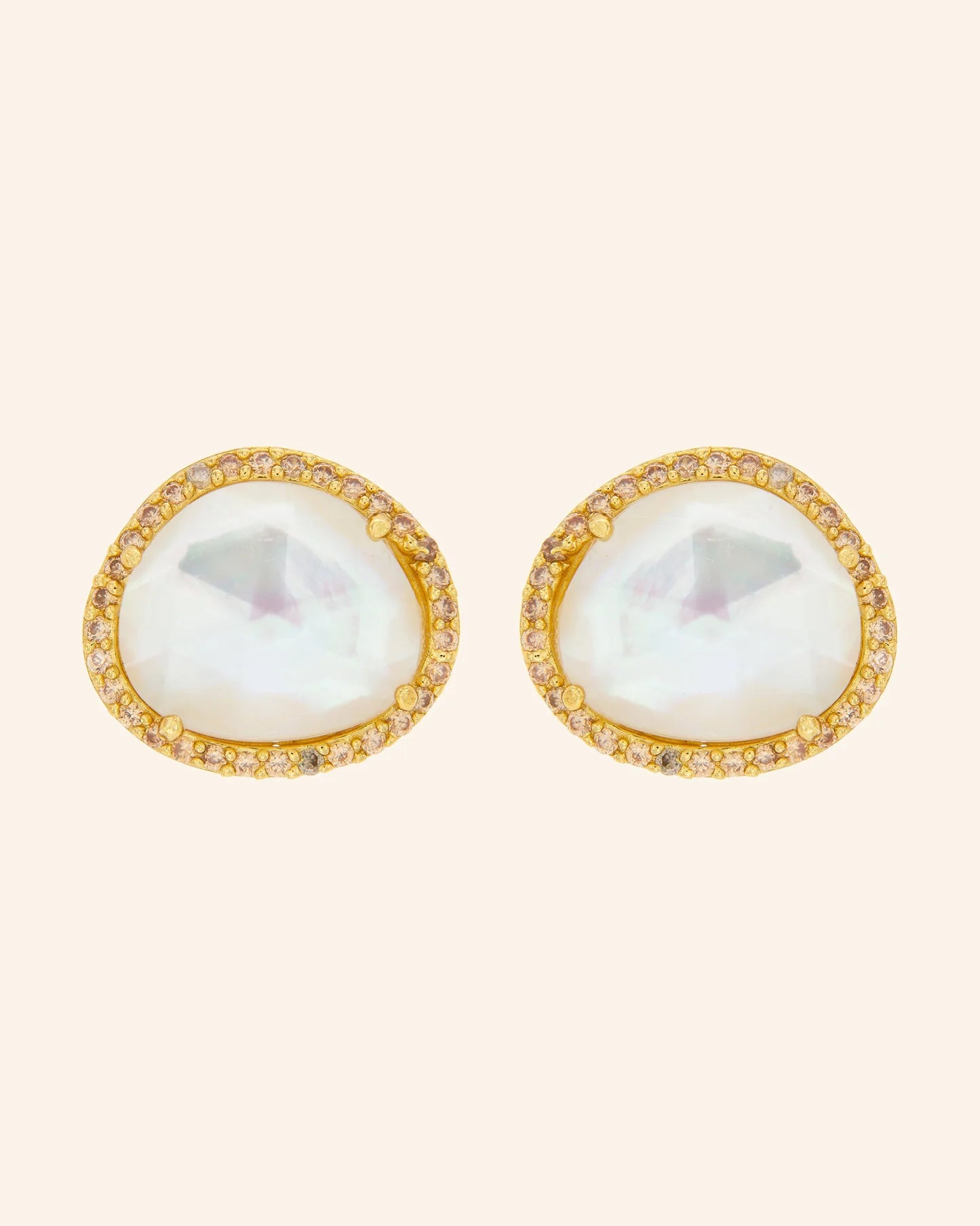 Pendientes Aleluya con Madreperla blanca