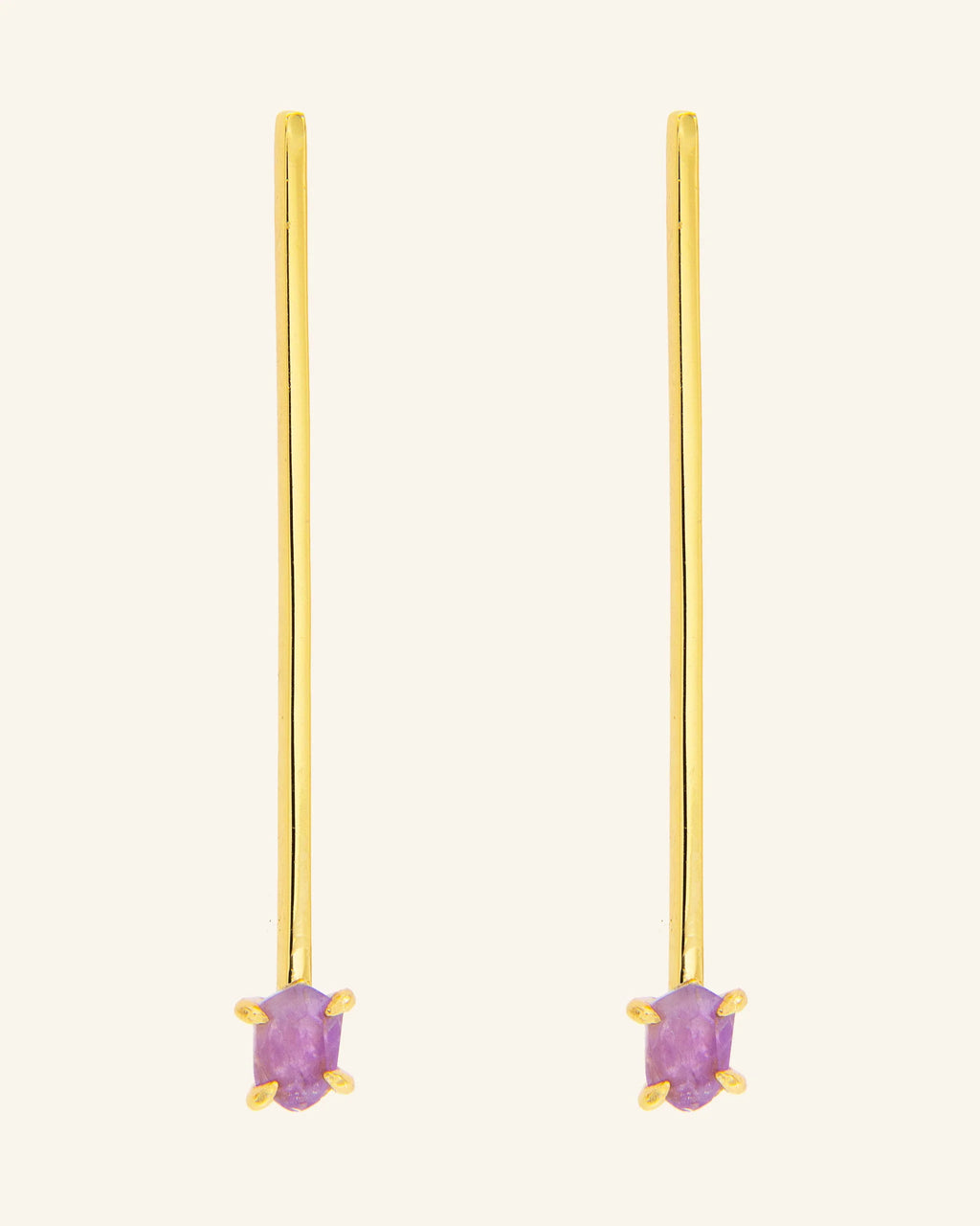 Pendientes Buttercup Amatista