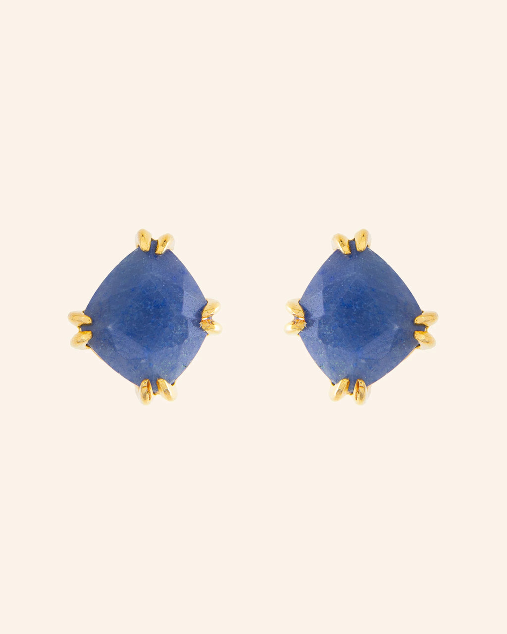 Pendientes Candy Tail con cuarzo azul