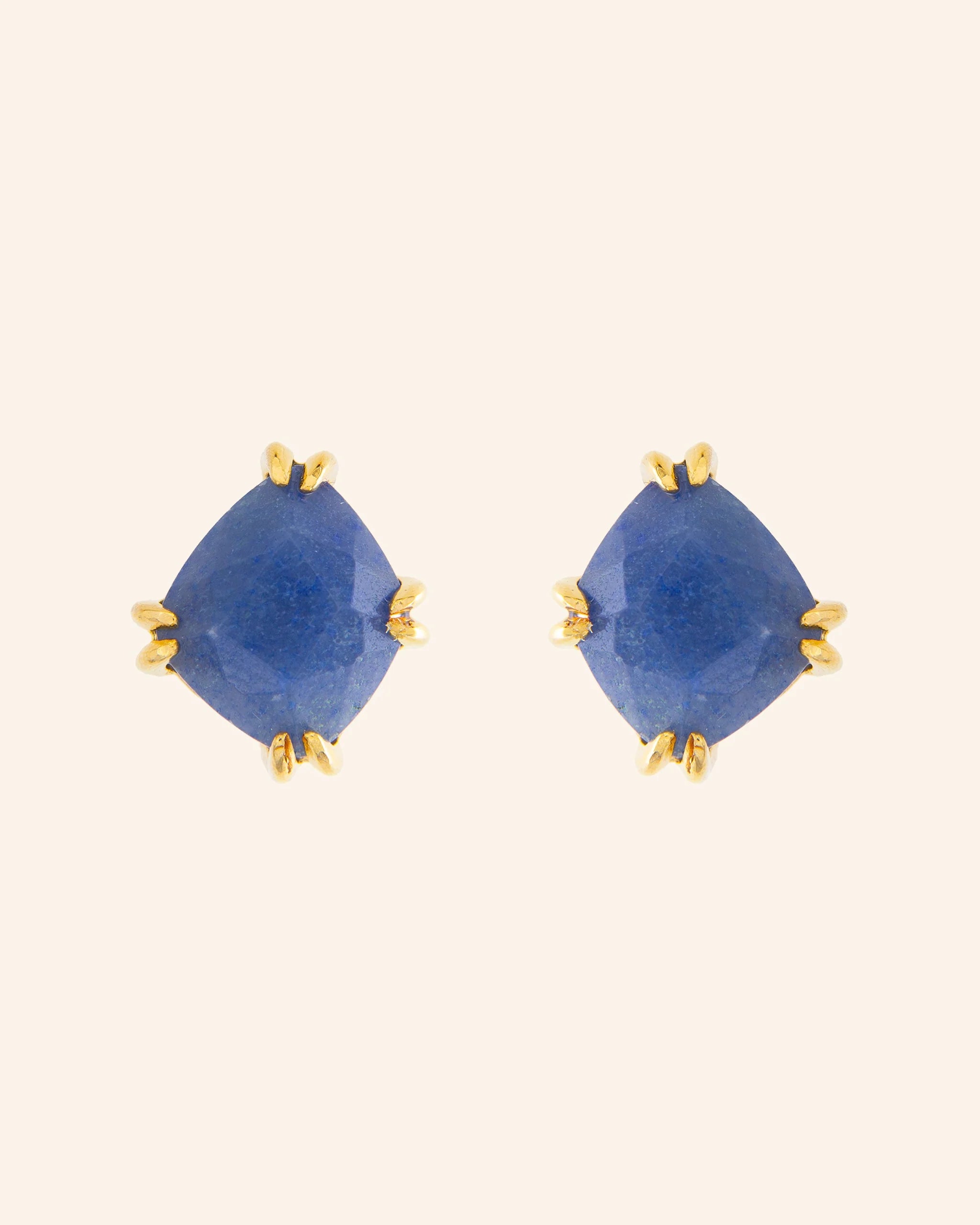 Pendientes Candy Tail con cuarzo azul