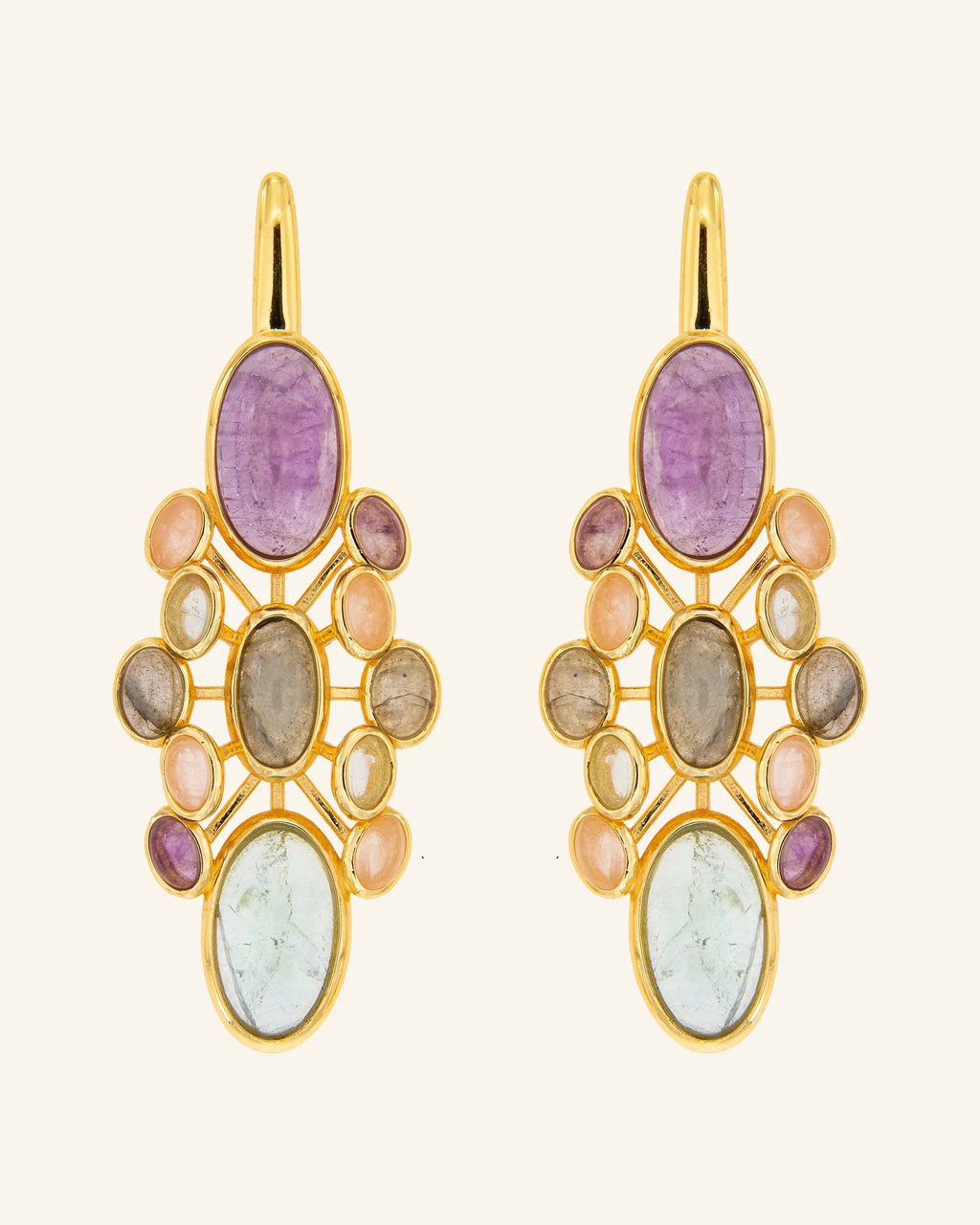 Pendientes Itten Mix de piedras