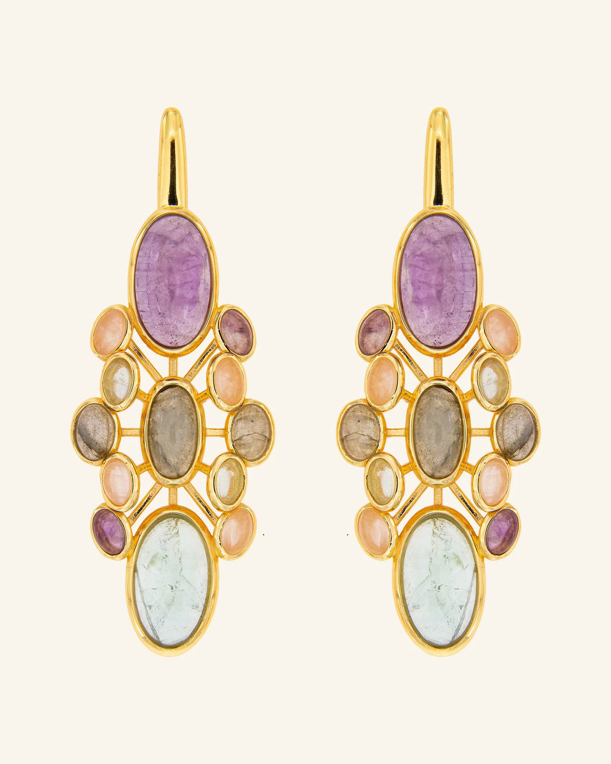 Pendientes Itten Mix de piedras