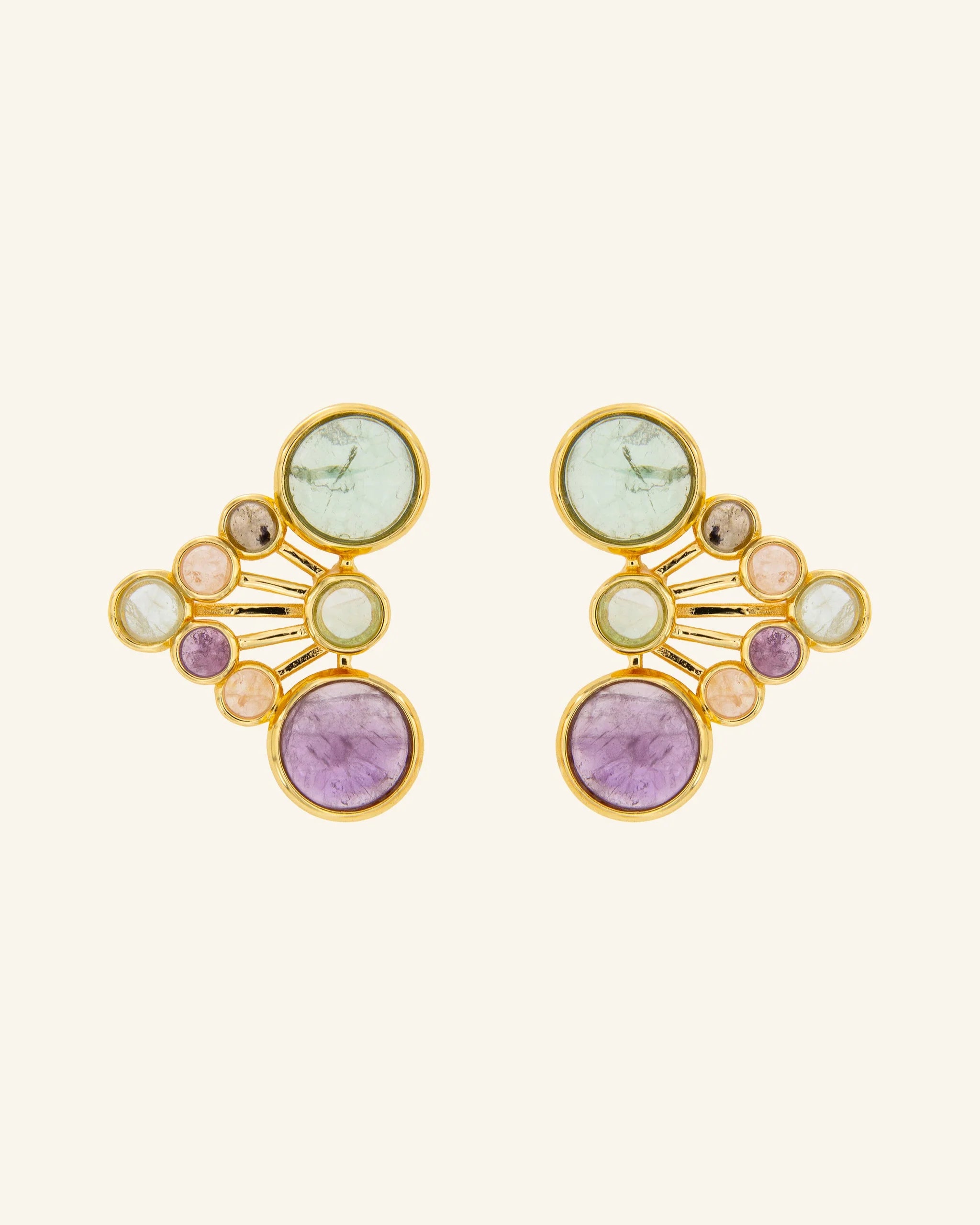 Pendientes Kiemen Mix de piedras