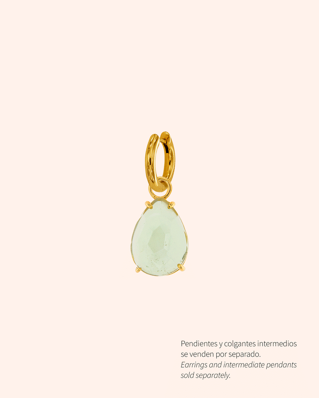 Lágrimas Kraz con amatista verde