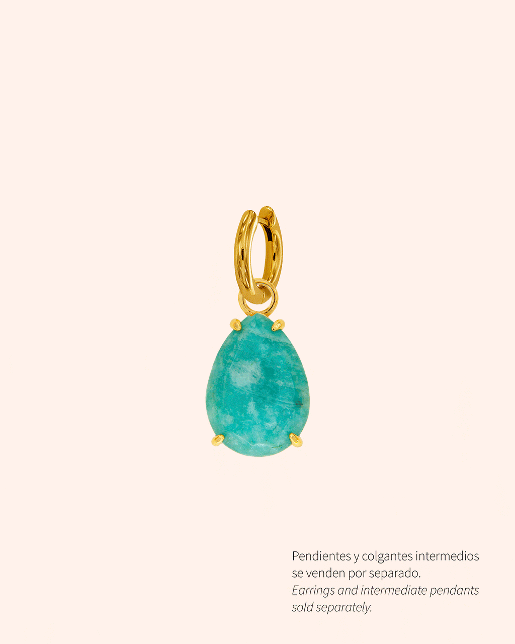 Lágrimas Kraz con amazonita