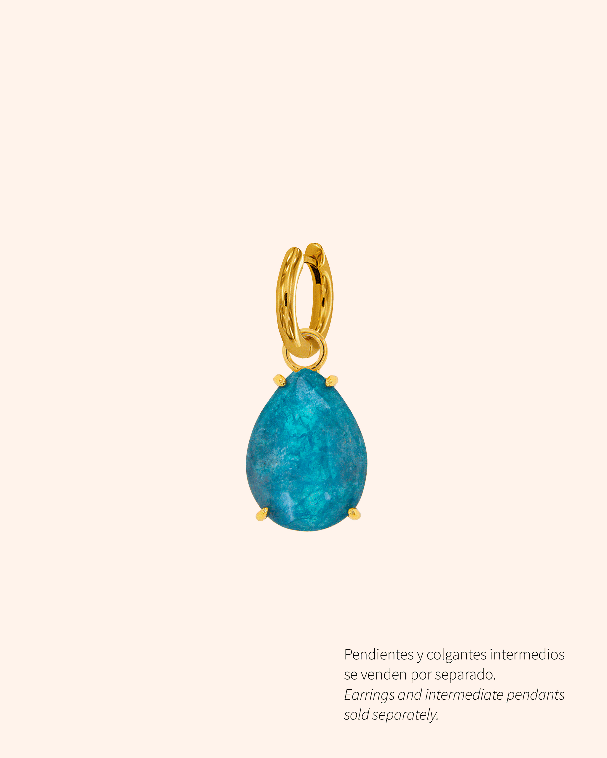 Lágrimas Kraz con Apatita azul