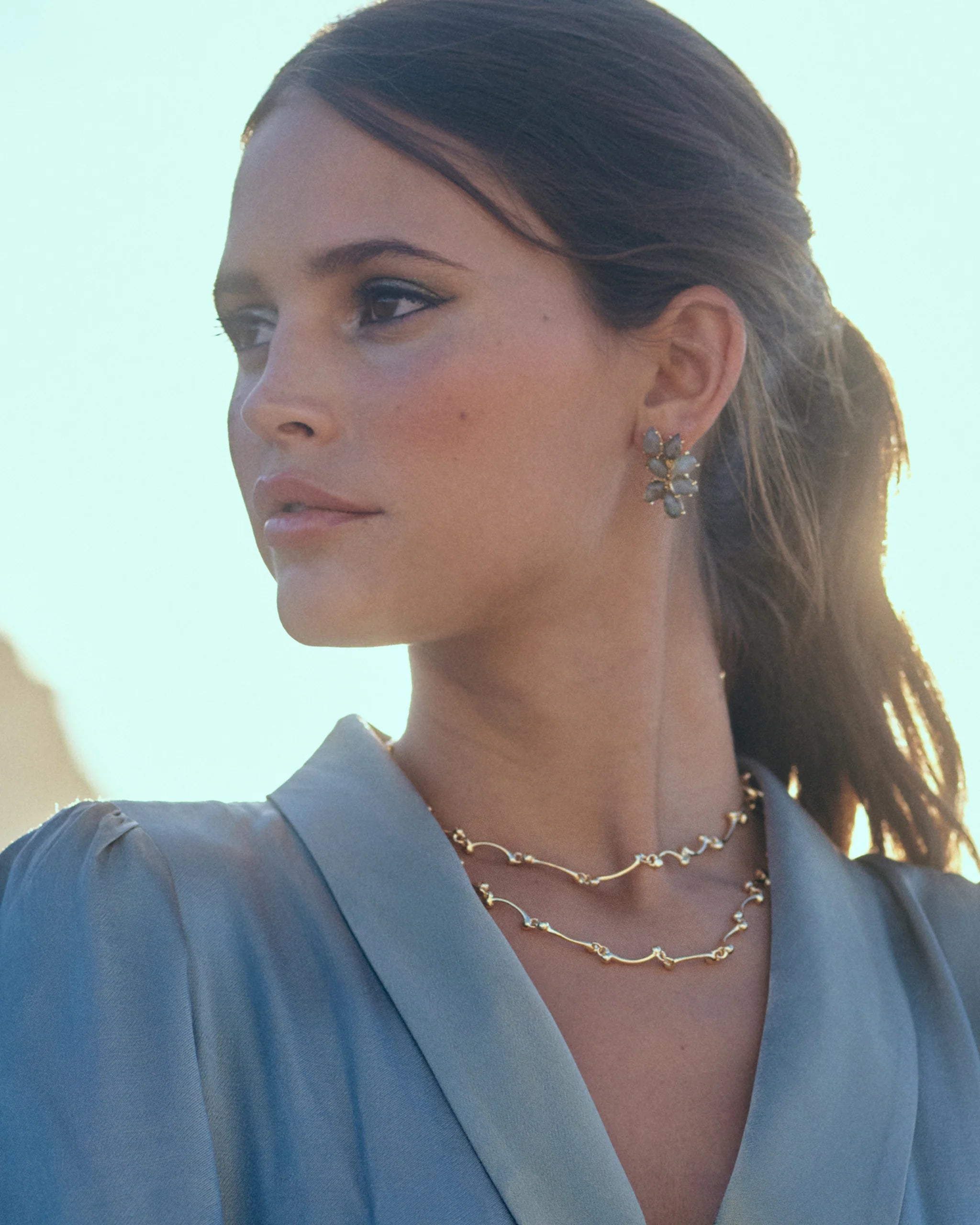 Pendientes Nest Labradorita