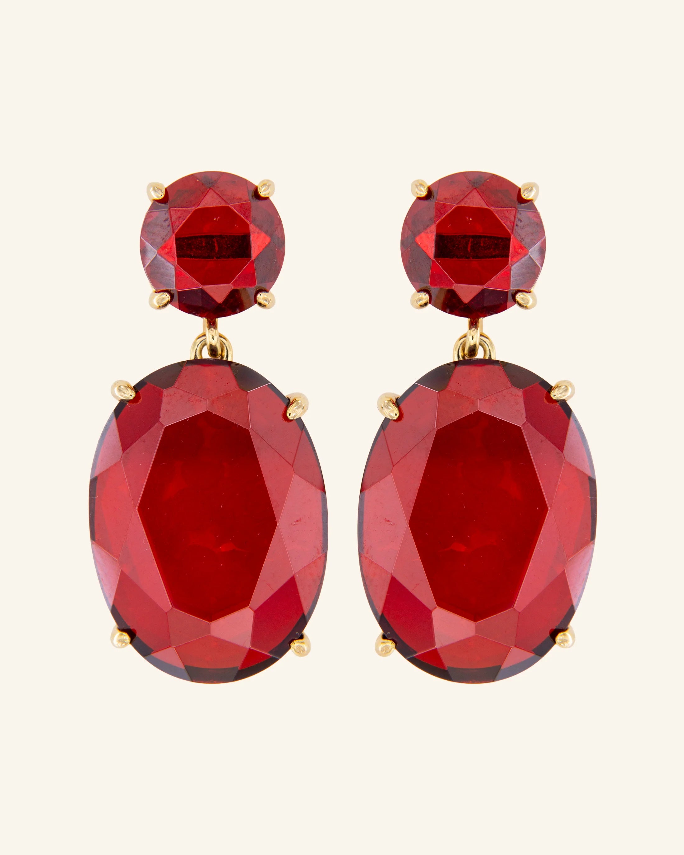 Pendientes Sila Granates