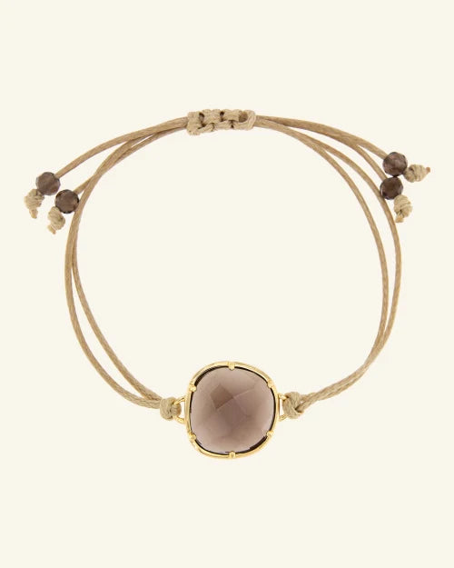 Pulsera Bizancio Cuarzo Fumé